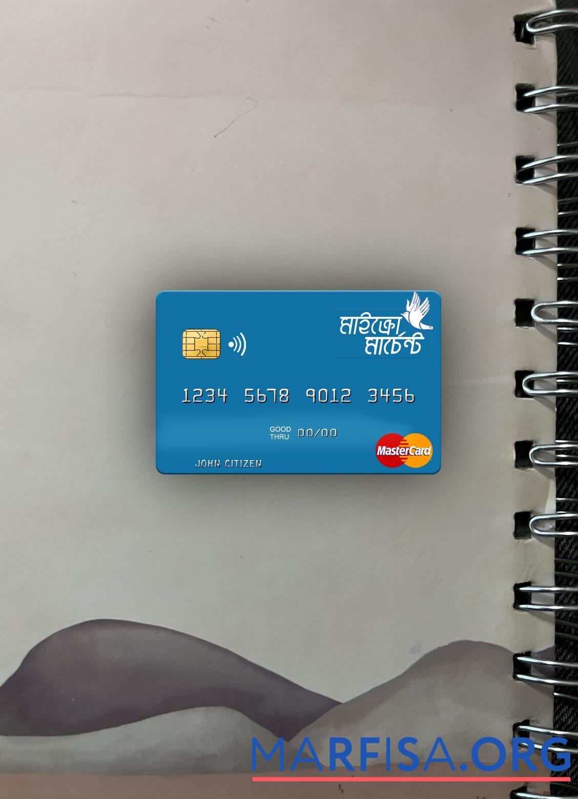 Downloadable Vanuatu Asia Merchant Bank Limited mastercard photolook front example